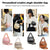 Fashion Basketball Football Shoulder Bags for Women Chain Casual Zipper Totes Purse PU Leather Messenger Crossbody Handbags