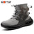 Fashion New Work Safety Boots Men Work Sneakers Steel Toe Safety Shoes Men Indestructible Shoes Puncture-Proof Work Boots 49 50