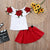 Floral Toddler Baby Girls Sets Sleeveless Off Shoulder Embroidery Rose Tops+skirts Outfits Set Summer Skirt Toddler Girl Cloth