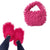 Fur Slides with Matching Purse Girls Summer Fur Slippers Designer Fluffy Slides Ladies Party Shoes Bag Set Color Candy Bags Hots