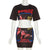 Gtpdpllt Graphic Crop Top Tee and Mini Skirt Two Piece Set Womens Summer Clothes 2023 Streetwear Baddie Outfits Short Dress Sets