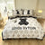 Brushed Cotton 4-In-1 Bedding Set White King Size Duvet Cover Bed Sheet Bedding Set