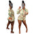 ZHEZHE 2023 New arrivals fashion print 2 piece shorts set long sleeve ladies blouse and hot shorts sexy outfits for women