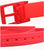 Plastic Belt with Plastic Buckle,Fashion 15 Solid Color Silicone Ladies Belt with Nice Smell