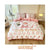 Brushed Cotton 4-In-1 Bedding Set Light Pink Twin Size Duvet Cover Bed Sheet Bedding Set