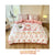 Brushed Cotton 4-In-1 Bedding Set White King Size Duvet Cover Bed Sheet Bedding Set