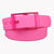 Plastic Belt with Plastic Buckle,Fashion 15 Solid Color Silicone Ladies Belt with Nice Smell