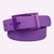 Plastic Belt with Plastic Buckle,Fashion 15 Solid Color Silicone Ladies Belt with Nice Smell