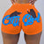 New Summer Biker  Yoga Jersey Basketball Shorts Plus Size Women Snack Candy Cartoon Shorts Custom Booti Shorts