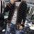 Herren Cardigan Pullover tragen Mode Frühling und Herbst Online-Promi-Pullover Mantel Herrenmode Marke.