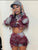 Kliou Tie Dry Mummy Style Two Piece Set Women Sexy Skinny Bandage O-neck Full-Sleeve Top + Shorts Party Clubwear Female Outfits