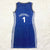 Ladies Outdoor Leisure Girlish Basketball T-Shirt Dress Summer Letter Stripe Printed Sleeveless O-Neck Slim Dress