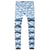 Men&#39;s Printed Jeans Patchwork Ripped Stretch Denim Slim Straight Pants Blue Sky White Cloud Painted Trousers