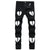 New Men&#39;s Casual Digital Printed Black Jeans 2022 Slim Stretch Pencil Pants Mid-Rise Hip Hop Street Wear