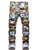 New Summer 2022 Men&#39;s Street Jeans Digital Print Cotton Mid-Waisted Casual Trousers Slim Stretch Pencil Pants