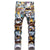 New Summer 2022 Men&#39;s Street Jeans Digital Print Cotton Mid-Waisted Casual Trousers Slim Stretch Pencil Pants