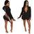 New Women Set Sexy Tassel Deep V Neck Suit Jacket Coat And Shorts Two Piece Outfits