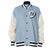 2022 autumn and winter pop women's jeans letter embroidery rib collar coat