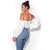 Long Sleeved Crop Top Slim Fit