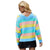 Contrast Color V-neck Pullover Sweater