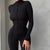 2022 Autumn Winter New Fashion High Neck Tight High Waist Casual Solid Color Sports Bodysuit Women