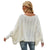 women's wear British style solid color straight neck sweater loose bat sleeve Pullover Sweater