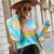 Contrast Color V-neck Pullover Sweater