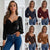 Long Sleeved V-neck Pullover BODYSUIT