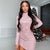 Pink Long Sleeve Dress