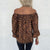 Leopard Chiffon Shirt