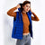 Autumn new down vest women's Korean version lightweight short hooded large down vest shoulder