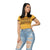 Slim Fit Short Sleeve Round Neck Crop Top