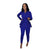 Office Lady Elegant Fashion Two Piece Set Women Winter Outfits Peplum Top and Pencil Pants Suit Slim Formal Party Club Outfits