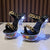 Party Club Metal Button Sandals 14CM Crystal Women&#39;s Shoes Clear Platform Super High Heel Glow Slippers Sexy Nightclub Flip Flop