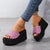 Sandals Summer 2023 New Women Slippers Wedges Platform Beach Flip Flops Trend High Heels Ladies Shoes Pumps Thick Slides Mujer