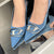 Sandals Women Free Shipping Spring New Slingback Matal Buckle Ladies Elegant Med Heel Brand Pointed Toe Slip On  Stiletto Shoes