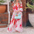 Sexy Deep V Neck Hollow Out Hem Irregular Dress Women Retro Floral Print Boho Long Dress Autumn Lantern Sleeve Ruffle Maxi Dress|Dresses|