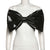 Sexy Strapless Big Bowknot Crop Top Women Faux Leather PU Black Goth Camisole 2022 Summmer Harajuku Punk Clothes