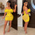 Sexy Women Feather Two Piece Set Strapless Shirt + Mini Skirt Dress Sheer Mesh Party NIght Clubwear Dresses For Women Outfit