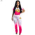 Sport Gradient Love Lips Women Set Two Pieces Sets Tracksuits Crop Top Stacked Jogger Sweatpant Suits Club Outfits Matching Sets