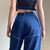Street Fashion Contrast Colors Open line High Waist Straight Pants Women Unique Pocket Design Patchwork Jeans Indie Denim Pants|Jeans|