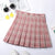 Summer Skirt High Waist Women Pleated Skirts Fashion Slim Waist Women Sweet Girls Dance Skirt Plaid Casual Ladies Short Skirts