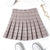 Summer Skirt High Waist Women Pleated Skirts Fashion Slim Waist Women Sweet Girls Dance Skirt Plaid Casual Ladies Short Skirts