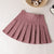 Summer Skirt High Waist Women Pleated Skirts Fashion Slim Waist Women Sweet Girls Dance Skirt Plaid Casual Ladies Short Skirts