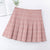 Summer Skirt High Waist Women Pleated Skirts Fashion Slim Waist Women Sweet Girls Dance Skirt Plaid Casual Ladies Short Skirts