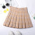 Summer Skirt High Waist Women Pleated Skirts Fashion Slim Waist Women Sweet Girls Dance Skirt Plaid Casual Ladies Short Skirts