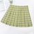 Summer Skirt High Waist Women Pleated Skirts Fashion Slim Waist Women Sweet Girls Dance Skirt Plaid Casual Ladies Short Skirts