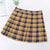 Summer Skirt High Waist Women Pleated Skirts Fashion Slim Waist Women Sweet Girls Dance Skirt Plaid Casual Ladies Short Skirts