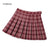 Summer Women Pleated Skirts High Waist Female Mini Skirt Harajuku Preppy Style Ladies Plaid Skirts Sweet Girls Dance Mini Skirt