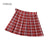 Summer Women Pleated Skirts High Waist Female Mini Skirt Harajuku Preppy Style Ladies Plaid Skirts Sweet Girls Dance Mini Skirt